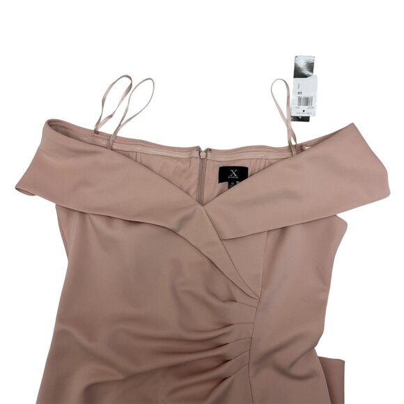 Elegant Off-Shoulder Pink Dress - Picture 8 of 10